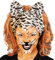 Perücke Cats Leopard Tiger Wildkatze Karneval Löwe Tierkostüm Raubkatze Raubtier Afrika Polyester Einheitsgröße