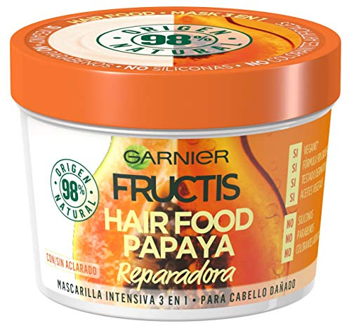 Garnier Fructis Hair Food Papaya Mascarilla Reparadora 400 ml