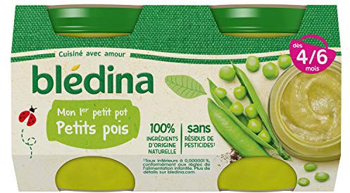 Blédina Mon 1er Petit Pot Petits Pois dès 4/6 mois 2 x 130 g