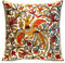 ZUODUTEX 45cmx45cm Embroidered Cotton Decorative Throw Pillow Cover Cushion Case Pillow Case (Bird cushion)