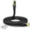 KASIMO Cat 8 Flat Ethernet Cable 5M Cat8 Internet LAN Cable with Clips 40Gbps 2000MHz High Speed Network Patch Cable SSTP Ethernet Cord with RJ45 Connector for Router Modem Switch Gaming Xbox