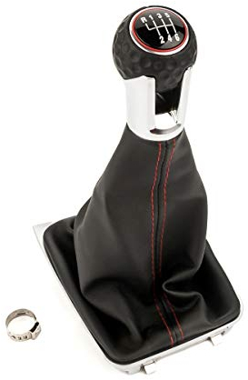 LST Schaltknauf Griff fball 6-Gang rot 5G1711113DCBR Gofl VII 7 GTI GTD R