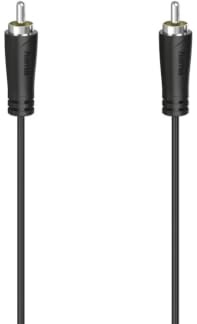 Hama Cinch-Kabel - Cinch (1,5m, Cinch-Stecker, Verbindungskabel, Digital) schwarz
