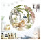 Little Deco Wandtattoo Wandaufkleber Wandsticker Kinderzimmer Tiere Wald Löwe Giraffe Wanddeko Mädchen Junge Spielzimmer Tapete selbstklebend Bild 60 cm DL619