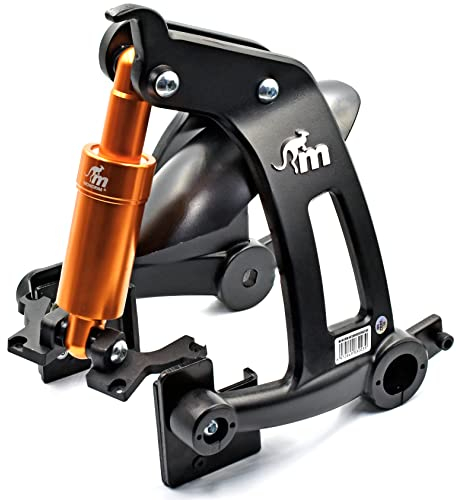 myBESTscooter Monorim Original-Hinterradaufhängungssatz für Segway Ninebot Max G30 Elektroroller (Schwarz/Gelb)