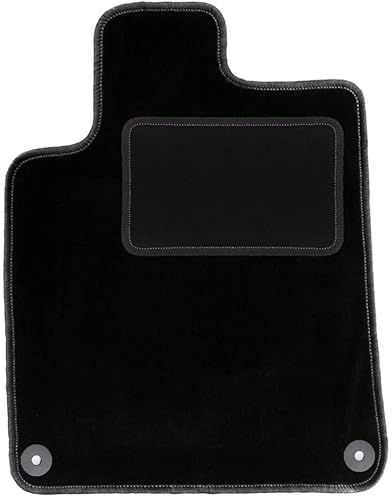 Wielganizator Automatte – Passend für Peugeot 407 Coupé, Limousine, Kombi, SW 2004-2011 – Velours – Autozubehör - Praktische Fußmatte Auto – 1-teilig - schwarz