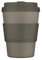 Ecoffee Cup 8oz 240ml Reusable Eco-Friendly 100% Plant Based Coffee Cup with Silicone Lid & Sleeve - Melamine Free & Biodegradable Dishwasher/Microwave Safe Travel Mug, Molto Grigio