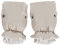 My junior® Lunar Handmuff Handwärmer Kinderwagen | Innenseite aus kuscheligem Fleece | universelle Passform für Kinderwagen, Buggy - Chai Latte