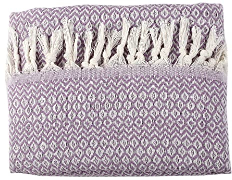 Tuiste Copriletto Cotone una Singolo Lilla Lavanda, Trapuntino, Trapunta, Copridivano, Per Primavera, Estate, Autunno e Inverno, Telo Arredo Copridivano Multiuso Copritutto, Coperta Leggera Piquet