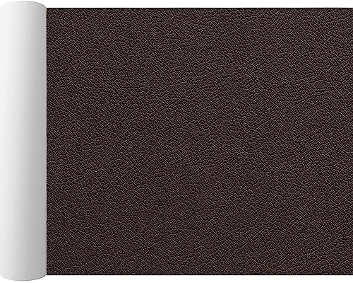 Kunstleder Selbstklebend Kaffee - 80x200cm Großes Format Lederflicken Selbstklebend, Selbstklebender Leder-Reparaturaufkleber, Leder Reparatur Patch Selbstklebend für Sofas,Möbel,Autositze