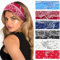 PROPOG Haarband Damen, Stirnband Damen Sommer Dünn Rutschfest Breites Haarbänder Elastisch Bandana Weiche Kopftuch Headband Haarschmuck für Yoga Sport Laufen Exercise