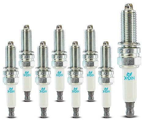 8x Original NGK LKR8AP Zündkerze Kompatibel mit 3er E90 M3 4.0L 2007-2011 3er Cabriolet E93 M3 4.0L 2008-2013 5er E60 M5 5.0L 2004-2009 0 6er E63 M 5.0L 2005-2010
