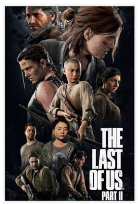 The Last of Us Teil II Poster (16), Leinwand-Poster, Wandkunst, Dekordruck, Bild, Gemälde für Wohnzimmer, Schlafzimmer, Dekoration, ungerahmt, 30 x 45 cm