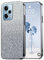 PanXCase Glitzer Hülle für Xiaomi Redmi Note 12 Pro 5G - Transparent Glitter Mädchen Frau Elegant HandyHülle, Durchsichtig Bling Ultra Dünn Stoßfest Schutzhülle (Grau)