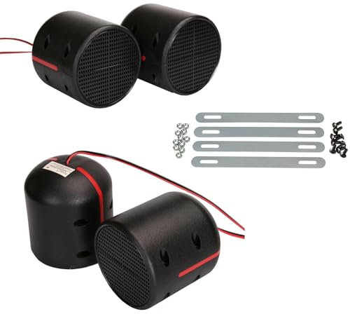 CASSE ALTOPARLANTI IMPERMEABILI PER MOTO SCOOTER E BARCA DIFFUSORI AUDIO MUSICA