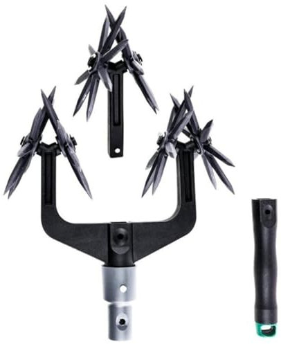 Jrpzcv Set di Motozappe, Interruttore per Coltivatore da Giardino Portatile per Motozappa da Giardino, Strumento di Inclinazione del Terreno per Riseminare La Miscela di Terreno Erboso