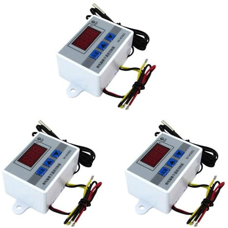 Guihydur 3X XH-W3002 - Termostato digital para microordenador (12 V, 120 W, con interruptor de control de termostato, temperatura fría de sonda)