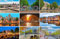 Postkarten-Set Amsterdam: 9 einzelne Karten (Ansichtskarten) - Motive: Grachten in Amsterdam (Niederlande/Holland) - Fotos/Bilder/Souvenirs