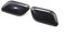 Scheinwerferabdeckungen, XEBRAD 1 STÜCKE Frontstoßstange Scheinwerferwaschdüsenabdeckung, for Toyota, Avensis T27 2008-2011(Black PAIR)