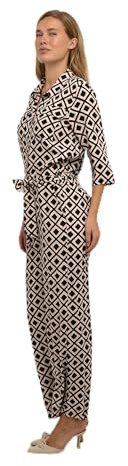 KAFFE Overall KArutie 42, Geometric Print