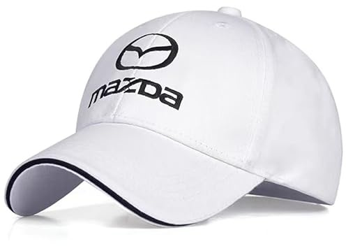 TonBE Für Mazda MX-5 Mazda MX-5 NC Mazda MX-5 ND, Auto Baseballkappe für Herren & Damen, Verstellbare Trucker Cap mit Snapback, UV-Schutz, Rennmotormütze mit besticktem Logo, Outdoor & Straßenstyle