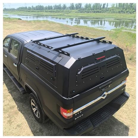 OZCCH Wasserdichtes 4x4-Stahl-Pickup-Hardtop-Camper-LKW-Verdeck, kompatibel mit Dodge Ram 1500, Navara NP300, Triton D40, D22 und Ford Hilux Modellen