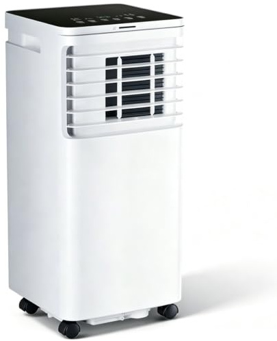 LLNWDNB Unidad de CA portátil 9000 BTU refrigeración de bajo Consumo para Habitaciones 215 pies Cuadrados Control Remoto con deshumidificador Modos de Ventilador Funcionamiento silencioso 2200W