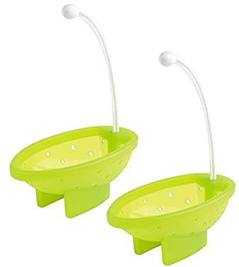 Mastrad F65208 Lot de 2 Pocheuses à oeufs en Silicone