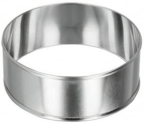 Metaltex 204522 Allzweck Kochringe 2-er Set aus Edelstahl, 8 cm