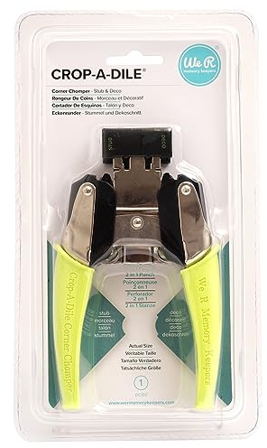 We R Memory Keepers 661300 Stub/Deco Crop-A-DILE Chopper, Papier