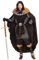 WIDMANN MEDIEVAL PRINCE (tunic, belt, cape, leg warmers) - (XL)