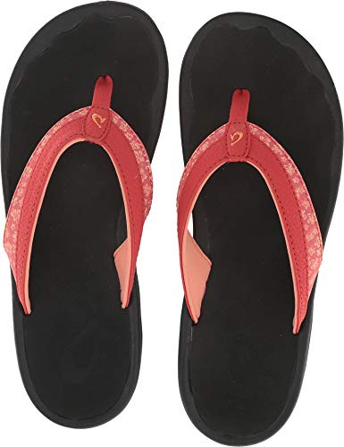 OLUKAI Ohana Koa Women, 7.0US Women/37 EU, Paprika/Black PK40