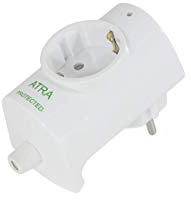 AtR Schutzkontakt-Stecker mit integrierte Steckdose 16A/250V, für Kabel bis 3x1.5 mm² mit Überspannungsschutz