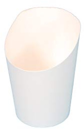 1000-1500 Wrap Cups Wrapbecher Snackbecher für Wraps, Crepes, Tortillas, Tacos, Pommes, usw. weiß verschiedene Größen zur Auswahl (200ml 80x98mm)