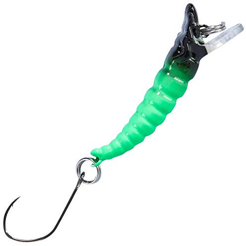 Balzer Mr Maggot 3,5cm 3g - Forellenköder, Farbe:Leuchtgrün (UV)