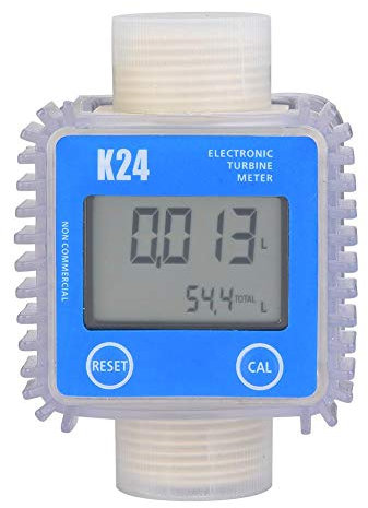 Turbine Flow Meter, Turbine Digital Diesel Oil Fuel Flow Meter Gauge 1BSPP For Chemicals Liquid Water