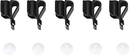 Outbit Putter Clip - 5-teiliger robuster Golftaschenklemme Club Putter Clips Halter mit Kugelmarkierungen Zubehör