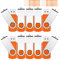 USB-Sticks 4GB 10 Stück, KROCEUS Speicherstick 4GB USB 2.0 High Speed USB Speicherstick Memory Stick Pendrive Datenspeicher mit LED-Licht und Schlüsselband(10er Pack Orange)
