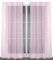BEAUTEX Vorhang mit Kräuselband oder Ösen, transparente Gardine Dolly, Farbe und Größe wählbar (Kräuselband - Breite 140 cm - Höhe 250 cm - 2 Stück - Rose)