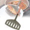 Zonfer Large Slotted Poisson Spatule, Friture Turner avec Poignée Slotted PP, Nylon Résistant À La Chaleur Cuisine Ustensiles De Cuisson Ustensile, 14.7cm
