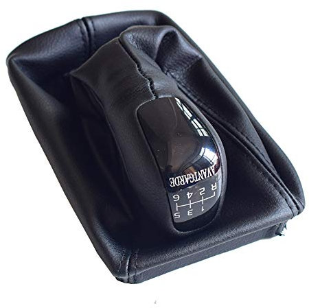 Hacreyatu Pomo para palanca de cambios de coche de 6 marchas para Mercedes-Benz Clase E W211 S211 2002-2009 (AVANTGARDE)
