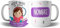 Kartoon Kase Taza Peluquera Original Personalizada con Nombre | Mejor del Mundo Taza Profesiones de Cafe Desayuno para Regalar (Peluquera)