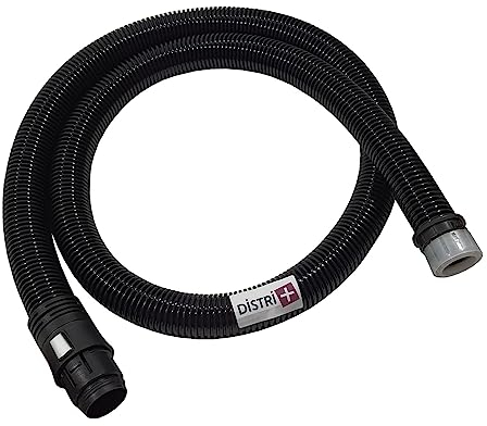 Distri+ - Manguera Original Completa para Aspirador Nilfisk Elite (Serie), Select (Serie), 107410298 - Longitud: 2m - Diámetro: 32mm