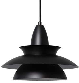 LEDKIA Pendelleuchte aus Metall Ballnew Schwarz