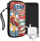 kwmobile Carcasa para móvil tamaño XL - 6,7/6,8 - Funda Universal con Cremallera - Estuche de Neopreno - Arte Pop