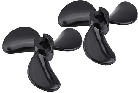 Pilipane 3-Blatt-RC-Bootsschiffs-Außenbordpropeller,RC-Bootspropeller, 1 Paar ferngesteuerte Schiffsteile, hochfester Kunststoff für RC-Modellboot-Zubehörteile, 1 3 Bootspropeller Nylon RC Schiff