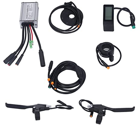 Alomejor Motor Controller Set, 36V/48V 15A Speed Controller Kit mit LCD4 Panel Modification Kit für 250W Motor