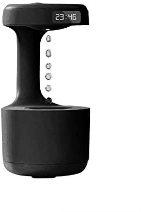 TVACHI USB Air Humidifier LED Display 800ml Desktop Anti-gravity Humidifiers 4H Power-off Protection for Bedroom Living Room