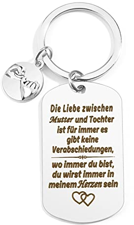BOMEON Mutter Tochter Geschenk Muttertagsgeschenke Ideen für Mama Tochter Muttertag Schlüsselanhänger Geschenke für Mütter Geburtstagsgeschenk Ostergeschenk Valentinstag Weihnachts Geschenke für Mama