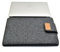 König Design Vertikale Filz Laptoptasche Tablet Sleeve 11-15 Zoll, Farbe:Dunkelgrau, Größe wählen:11 Zoll